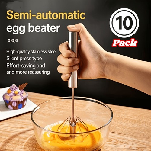 Semi automatic egg whisk - semi-automatic, hand