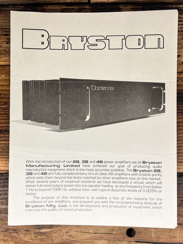 Bryston model 4b - model,