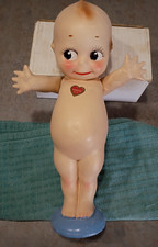 Early Bisque Kewpie doll figure Rose O'Neill 12" with tags