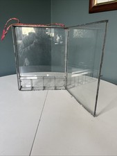 Vintage Leaded Glass Slim Wall