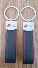 Audi keyring leather - audi, rs
