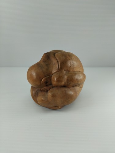 Vintage hand carved wooden - carved,