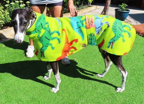 Double fleece dog coat - dog, l