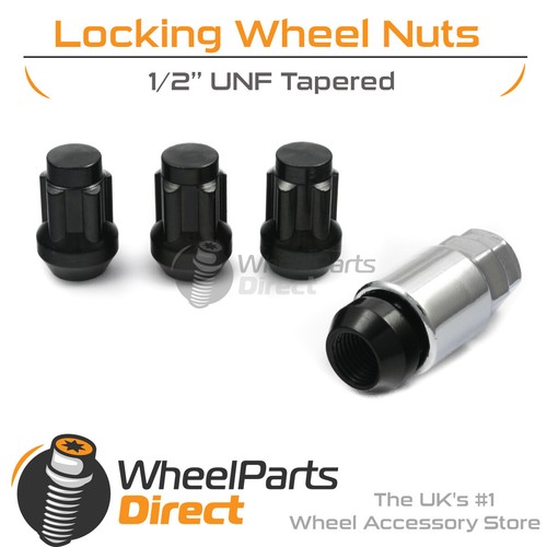 Black lock nuts for jeep - 1/2",