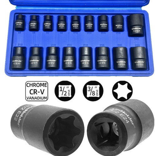17pc torx sockets - 17pc, 3/8"