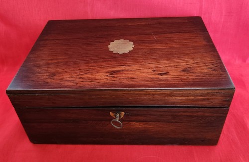 Antique mahogany writing slope - writing,