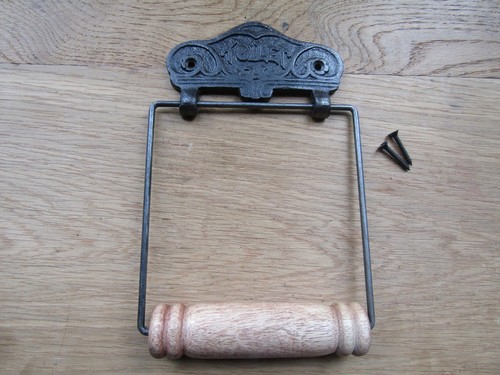 Rustic toilet roll - toilet, cast