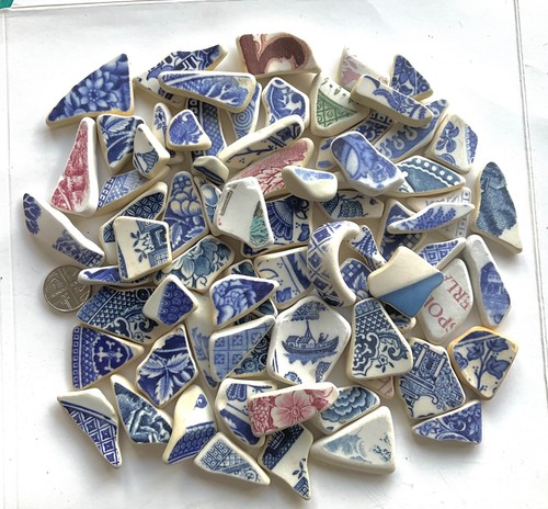 Sea glass style pottery - sea,
