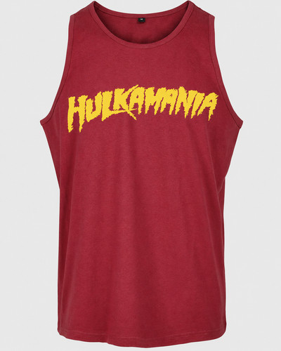 Hulkamania wrestling vest top - hulkamania,