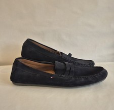 Tommy Hilfiger Men's Suede Loafers Size 11UK 04271 Driver Driving Shoes Slip On 