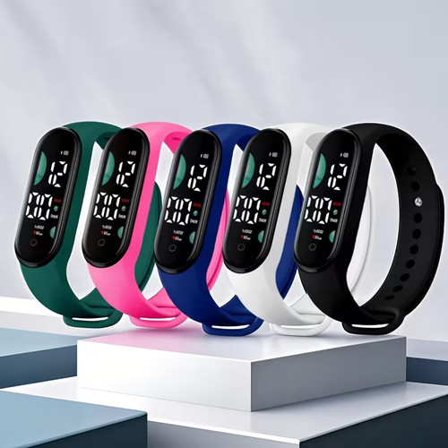 Led digital sports watch - led,