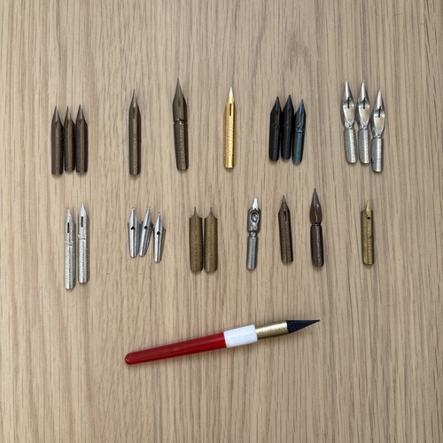 Vintage fountain pen nibs - fountain,