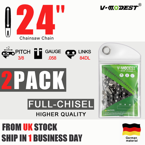 2pack chainsaw chain - 24", fits