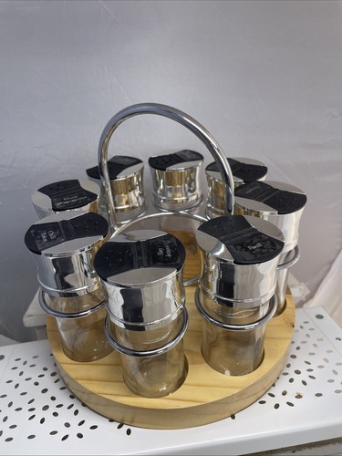 Round wooden spice - round,
