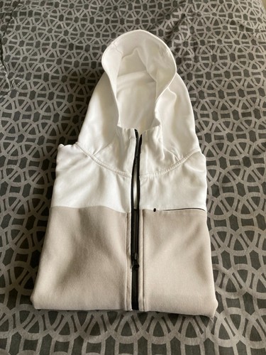 Zara mens white grey - white/grey, hooded