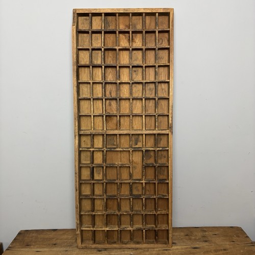 Vintage wooden printers tray - printers,