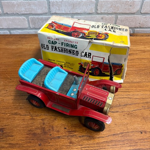 Vintage tin toy cap firing - cap-firing, old