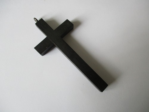 Whitby jet cross victorian - cross,