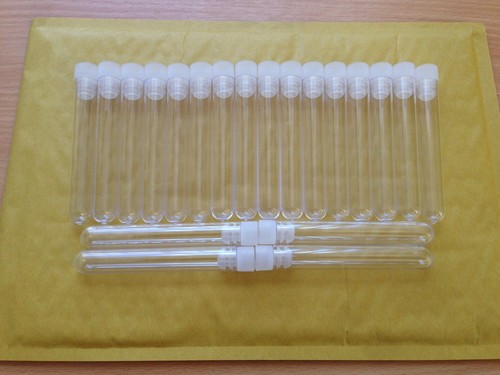 Plastic test tubes - x,