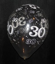  Qualatex 11" Helium Quality Clear Balloons Ages 18,21,30,40,50,60,65,70,80,90  