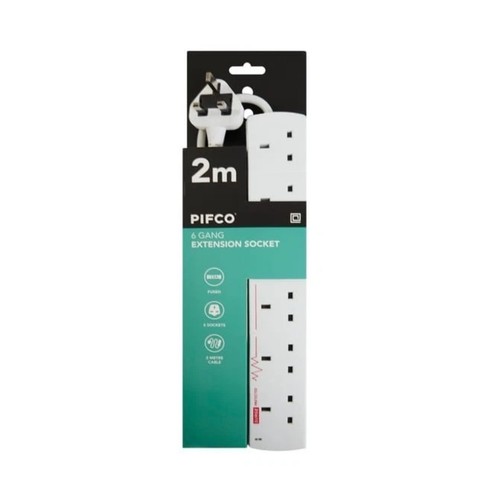 Pifco gang extension socket - pifco,