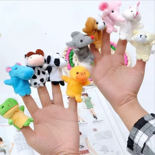 10x finger puppets - set, mini