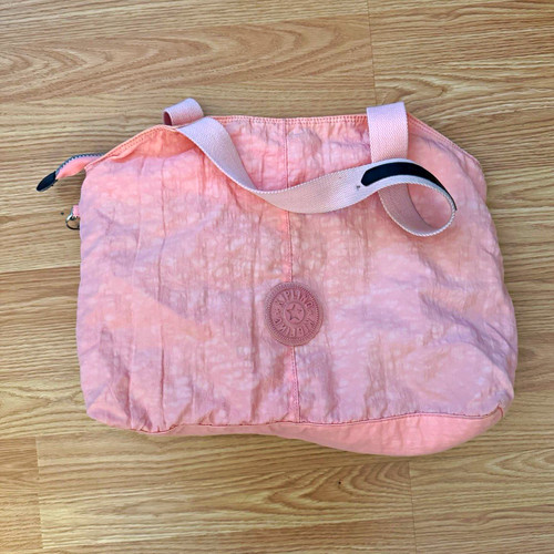 Kipling shoulder bag pink - pink, zip
