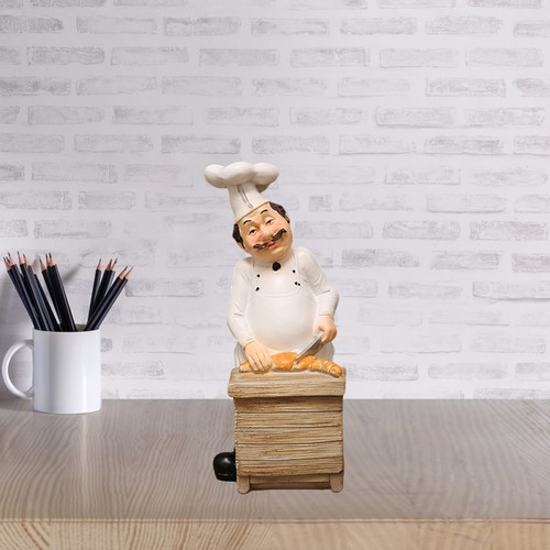 Resin chef figurine statue - resin,