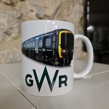 GWR Class 166 train Great Western livery British Rail Railway Cup Mug gift 