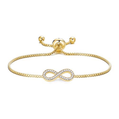 18k gold plated infinity - gold,