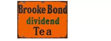 BROOKE BOND TEA Retro Look Metal Sign Gift Workshop  METAL SIGN  PLAQUE A6 A5 A4