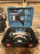 Erbauer ER2100 Plunge Router With Carry Case Guide Accessories Spares Or Repairs