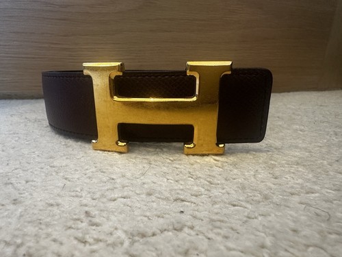 Authentic hermes black brown - black,
