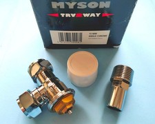Myson TRV Body Only For Thermostatic Radiator Valve 15mm Angle Chrome - TRV2WAY