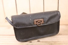 Black Vinyl Bicycle Saddle Bag Tool Pouch Vintage Retro Road Racing Touring Bike