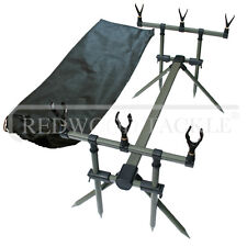 Deluxe Goal Post Fishing Rod Pod + Buzz Bars & Rests / Bag