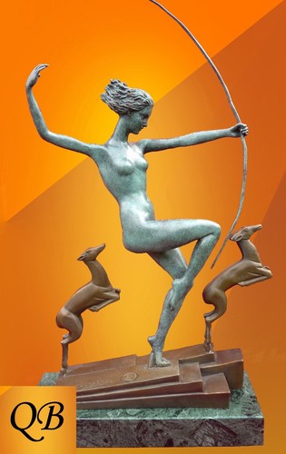 Art deco bronze - deco,