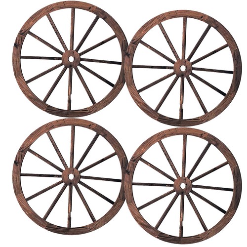 Pcs wooden wagon wheel - pcs,