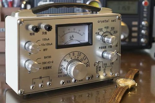 Crystal radio experiment kit - radio,