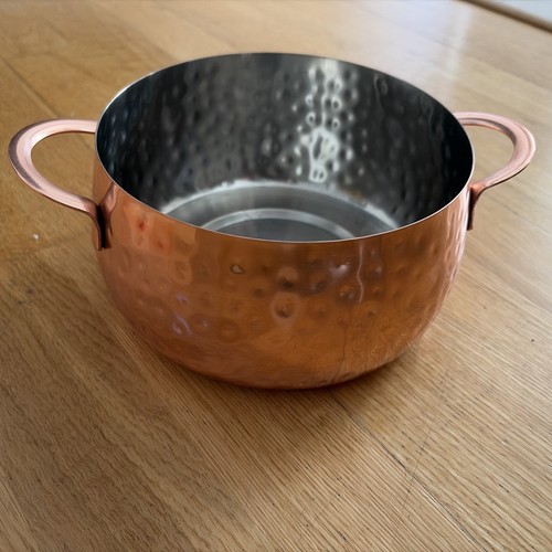 Hammered copper pot - pot, (no
