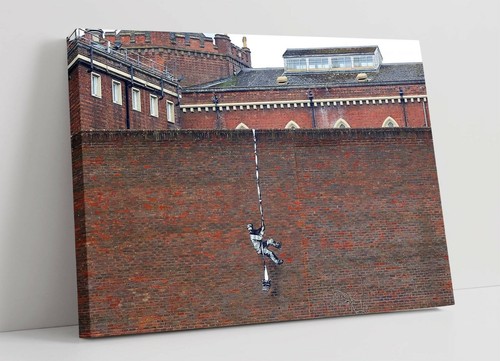 Banksy marsden prison canvas - banksy,