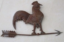 Rooster weather vane , Weathervane embossed hand made