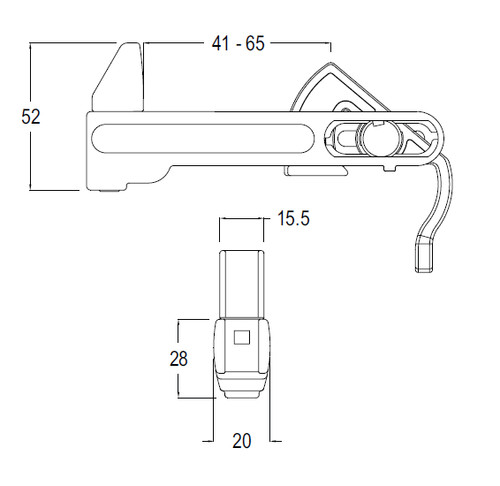 Maico spring shutter clamp for - maico,