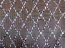 28''x20'' Guitar Amplifier Speaker Grill Cloth Fabric Oxblood Red/Yellow/Green