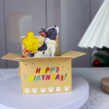 3d french bulldog  birthday