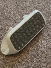 XBOX 360 Chatpad Keyboard Keypad Official Microsoft White Tested