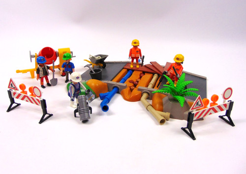 Playmobil construction site - playmobil,