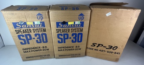 Vintage pair sansui sp - pair,