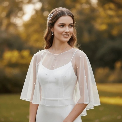 Elegant bridal jacket - bridal,
