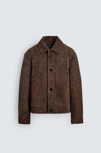 Zara mens brushed - suede, 100%